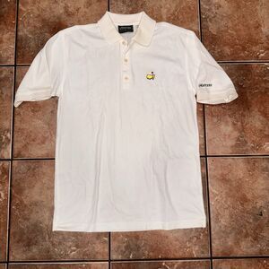 VTG Masters Polo Shirt Mens Small White Augusta National Golf